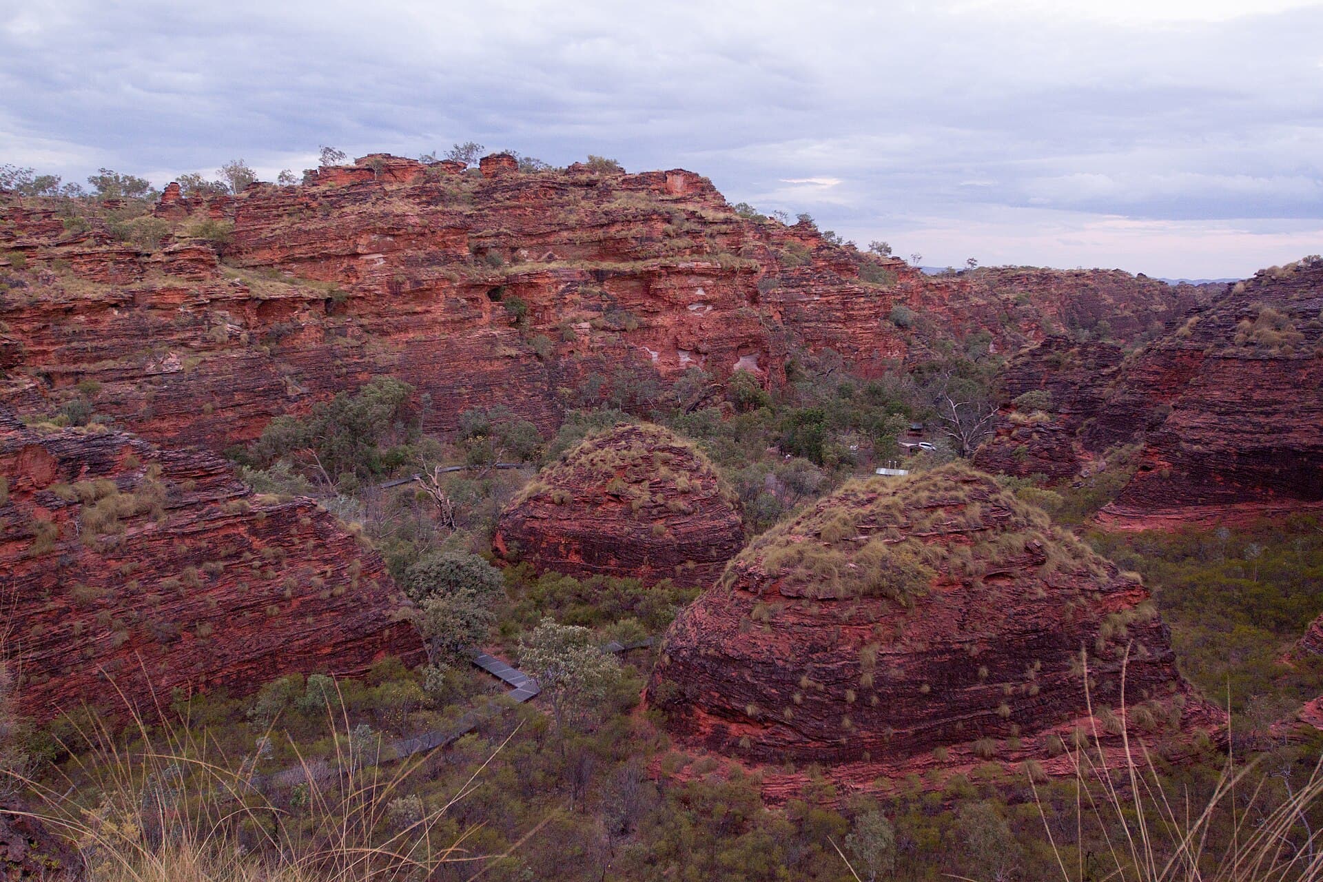 Quartzite walls in Mirima National Park, a reminder that landscapes outrank brochures.