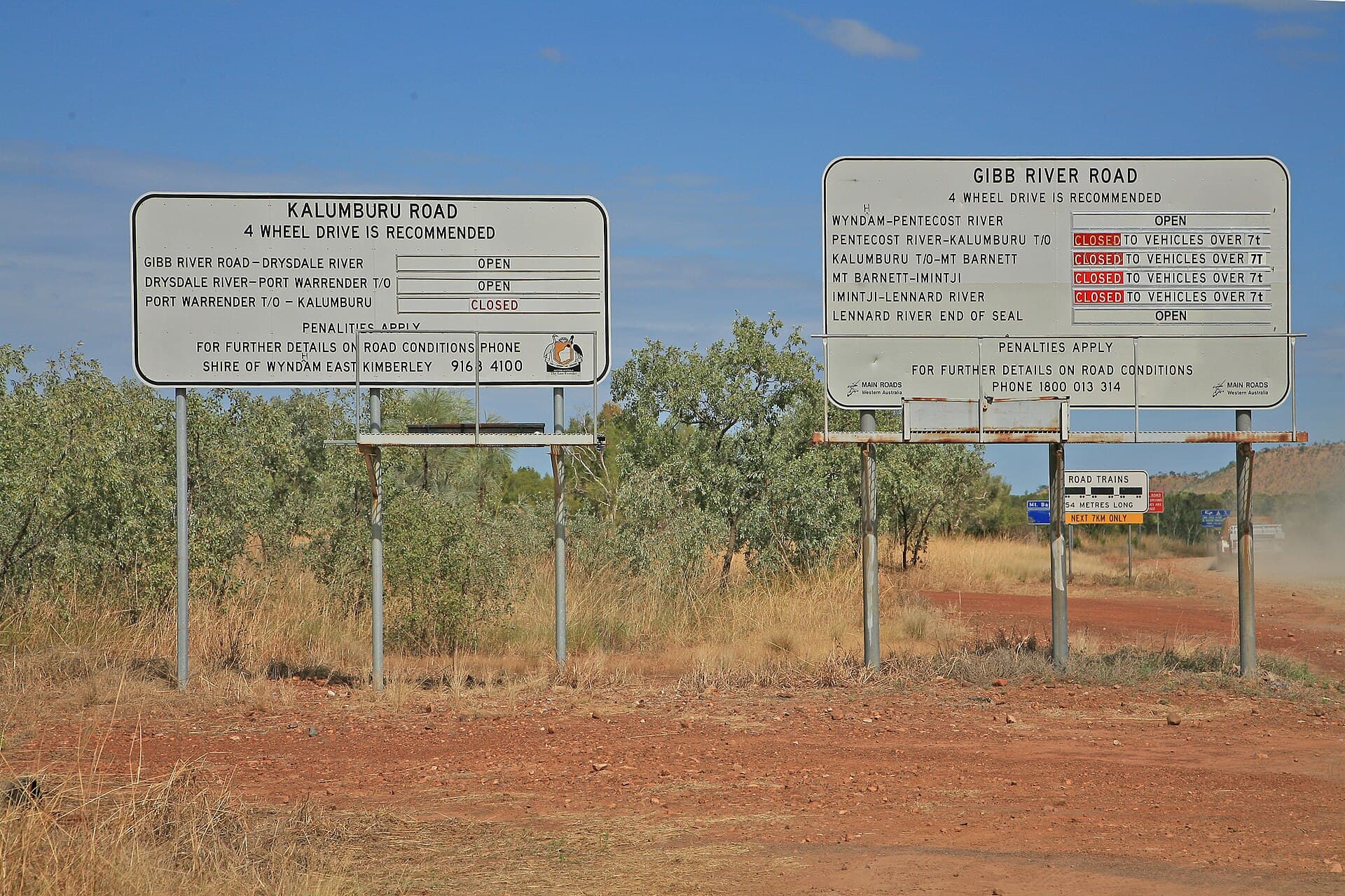 Gibb River Road from the east