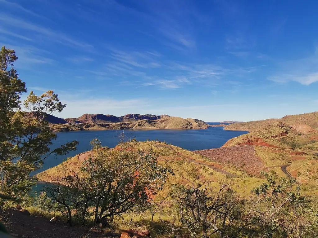 View over Lake Argyle near the Ord River Dam