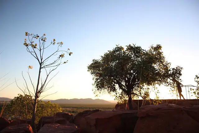Panoramic view of Kununurra from Kelly's Knob Lookout