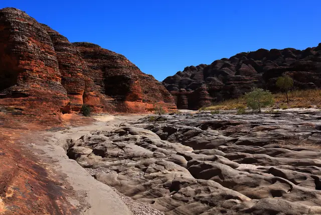 Piccaninny Creek bed beneath the Bungle Bungle domes